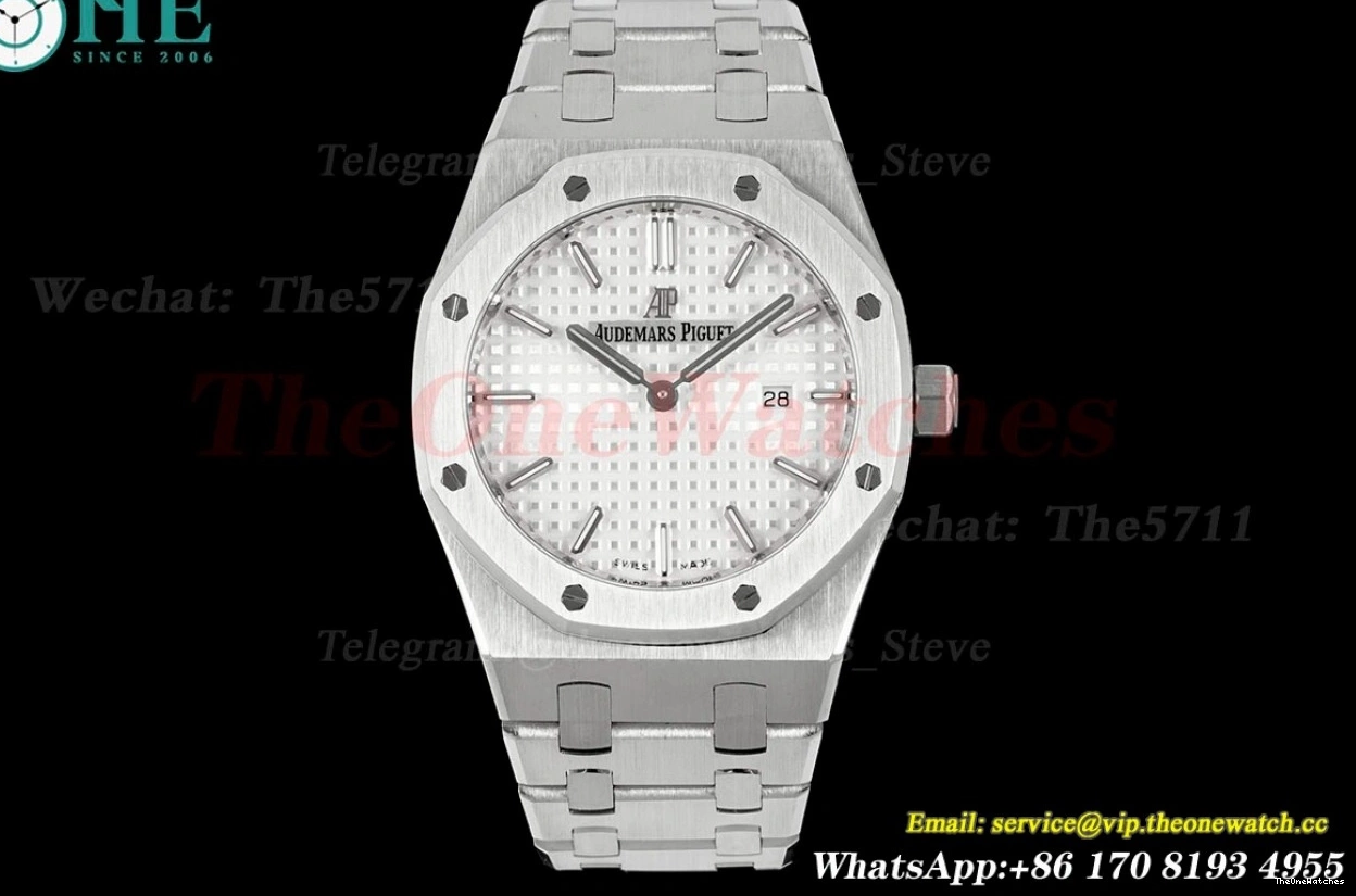 67650 Royal Qtz White SS SS Oak Swiss Ladies 33mm ZF 0519
